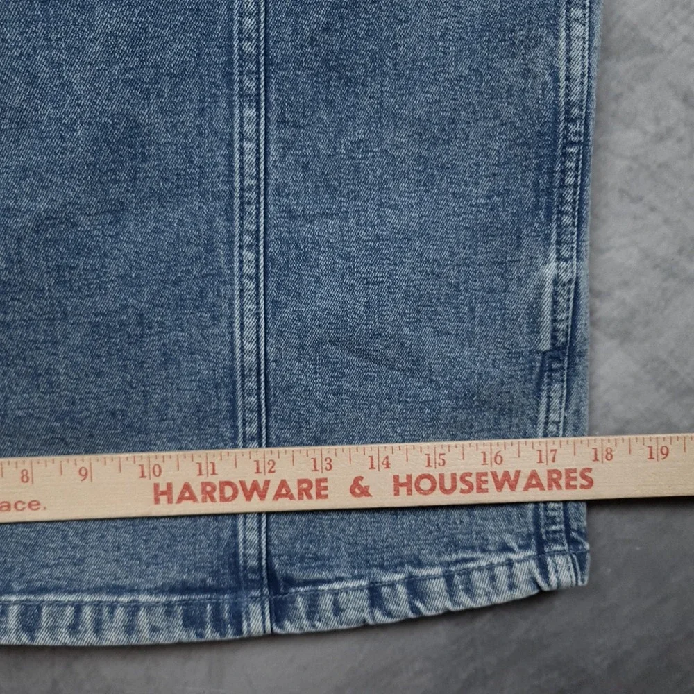 Abercrombie & Fitch Dress Womens XS Blue Denim Colomn Bodycon Midi Square Neck - Picture 10 of 16